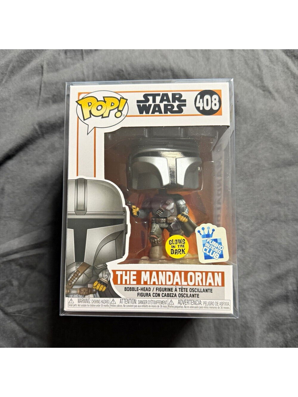 Funko Pop! Star Wars The Mandalorian The Mandalorian GITD #408 2021